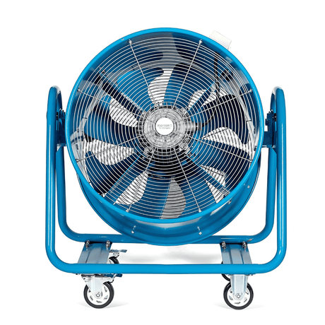 Broughton VF600 Extractor Fan - 110v/230v