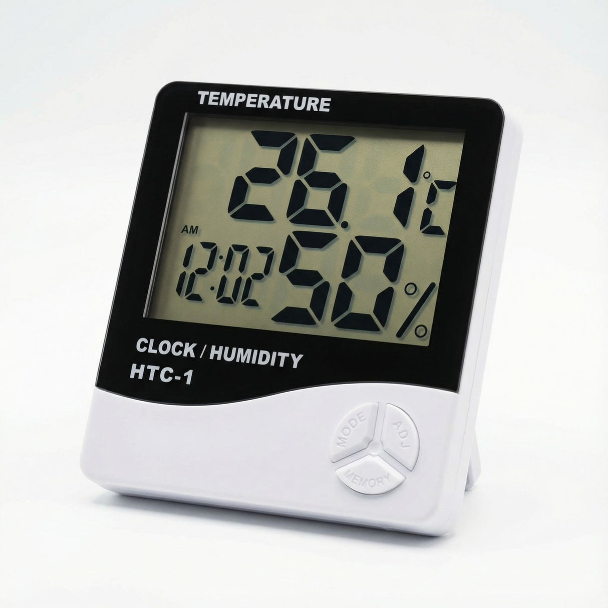 Digital Weather Station Clock - Temperature and Humidity Display