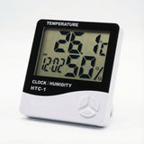 Digital Weather Station Clock - Temperature and Humidity Display