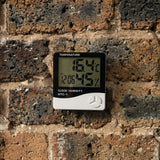 Digital Weather Station Clock - Temperature and Humidity Display