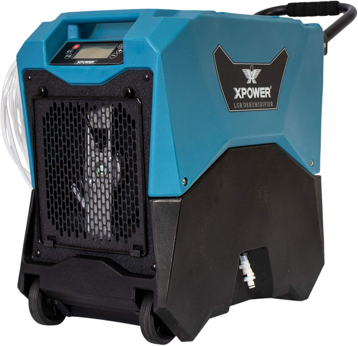 XPOWER XD-85LH 70L LGR Commercial Dehumidifier with Automatic Purge Pump - Ideal for Damage Restoration