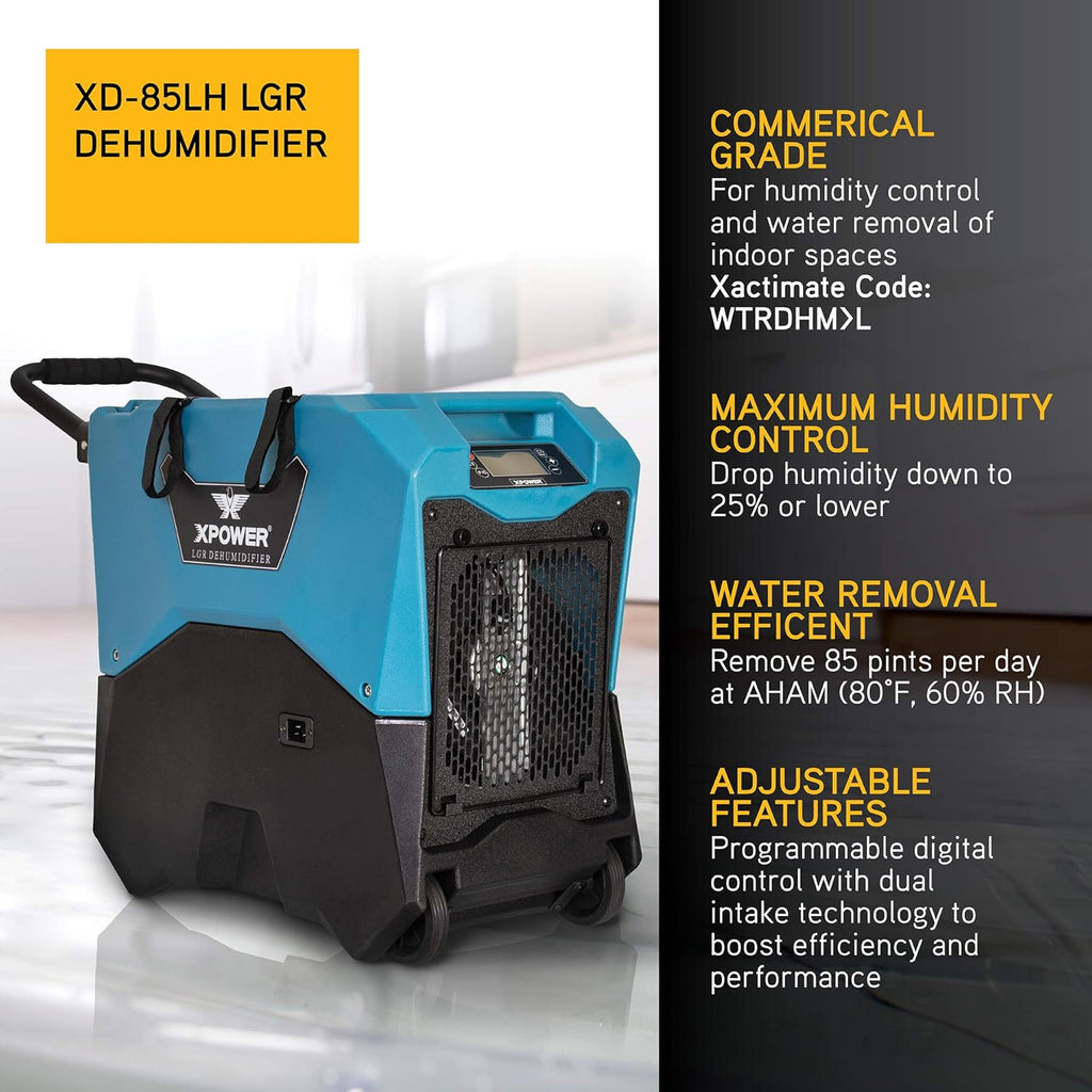 XPOWER XD-85LH 70L/Day LGR Dehumidifier