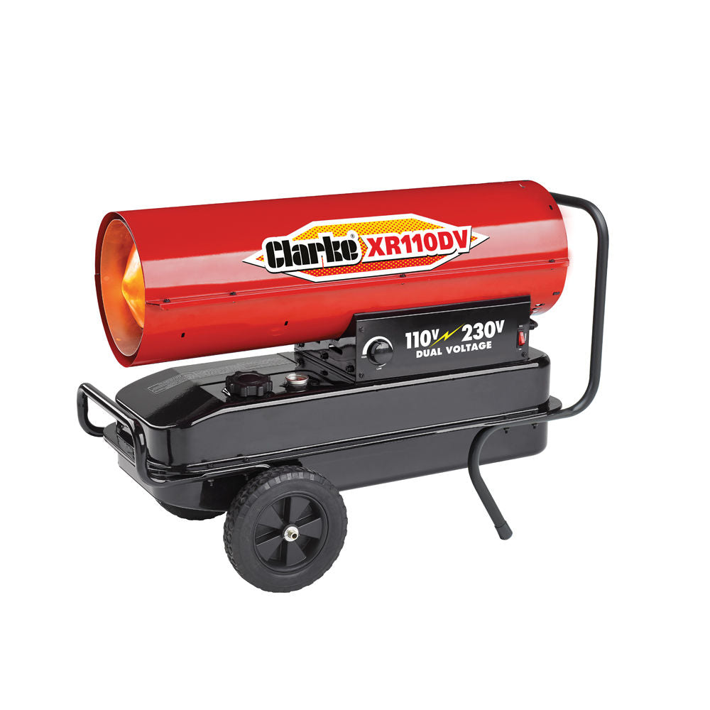 Clarke 29.3kW Dual-Voltage Diesel Industrial Space Heater