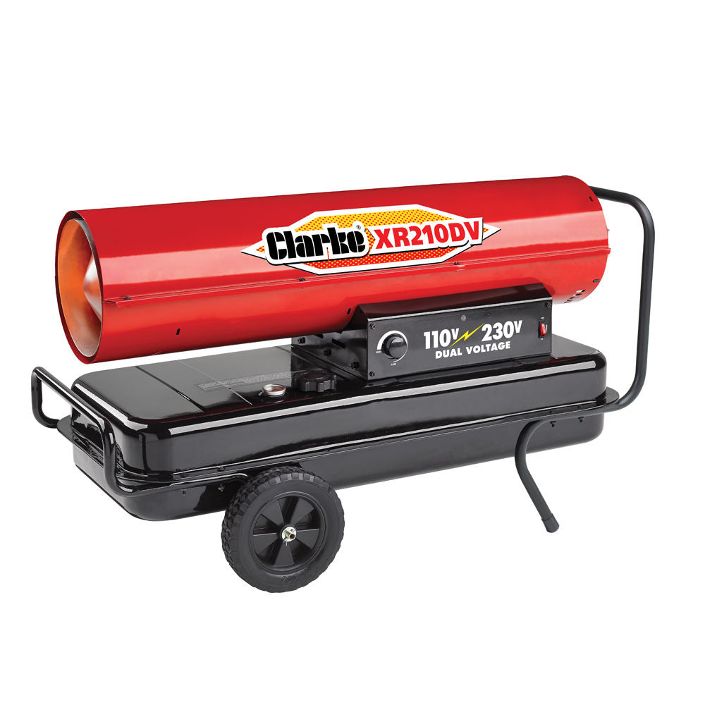 Clarke 61.5kW Dual-Voltage Diesel Industrial Space Heater