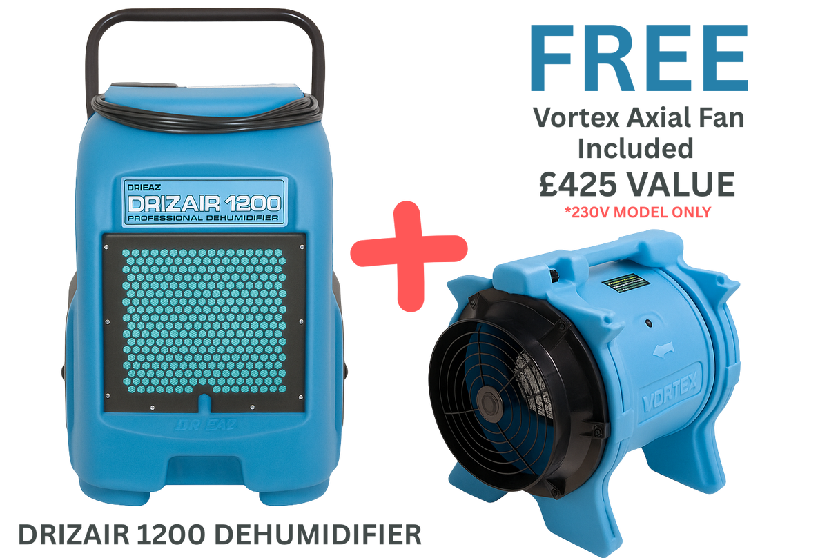 Dri-Eaz DrizAir 1200 55 Litre Industrial Dehumidifier