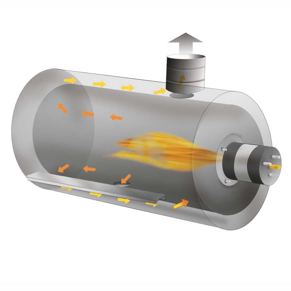 Arcotherm EC22 20kW 230V Indirect Combustion Oil Fired Heater