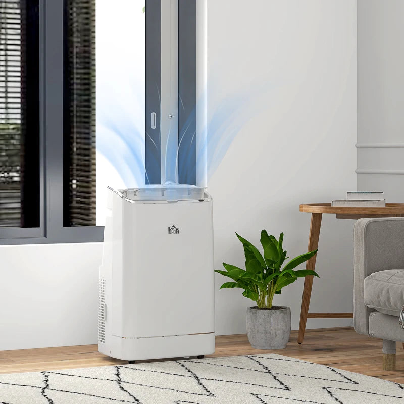 HOMCOM 5-in-1 Portable Air Conditioner 14,000 BTU with WiFi Heater & Cooler