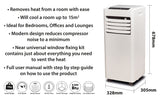 Prem-I-Air EH1922 8,000btu Portable Local Air Conditioner with Dust Cover