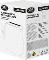 Prem-I-Air EH1924 12,000btu Portable Local Air Conditioner with Dust Cover