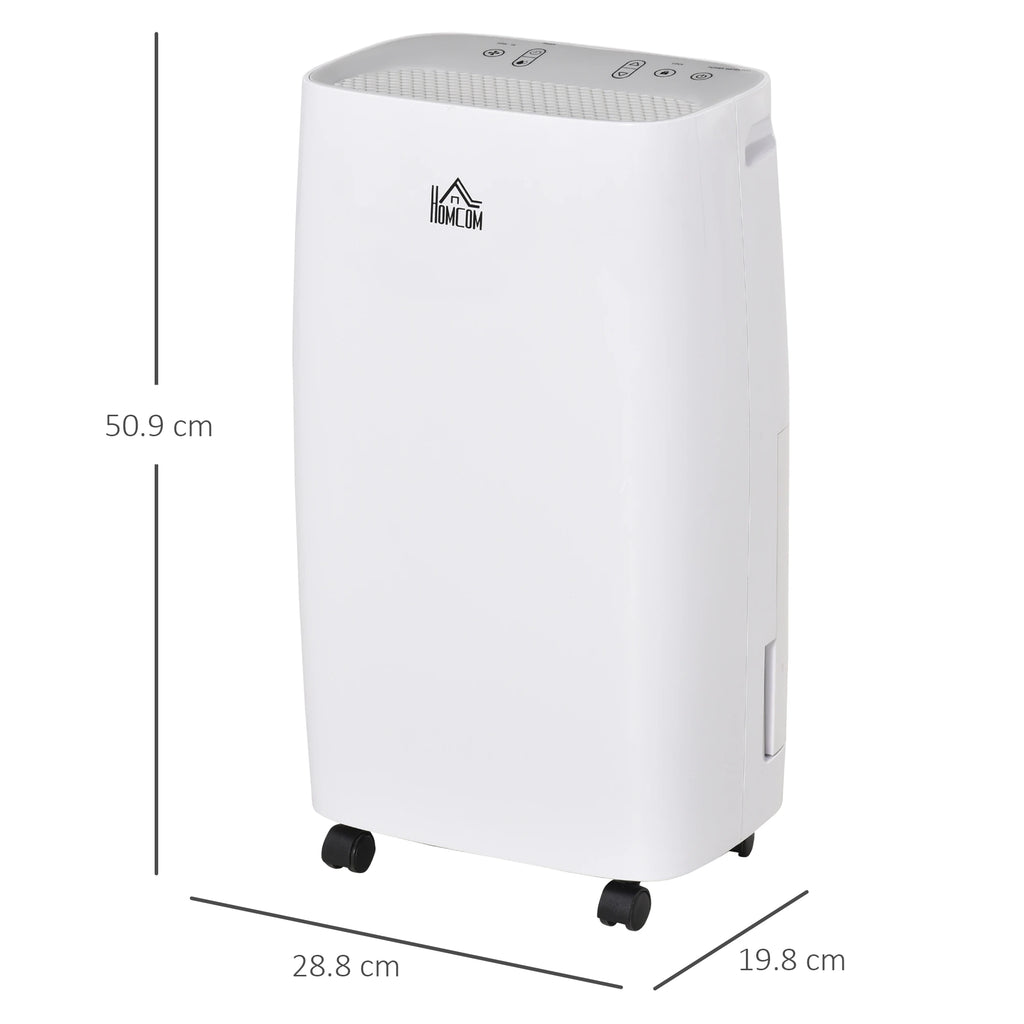 Homcom 28m² 12L/Day Dehumidifier