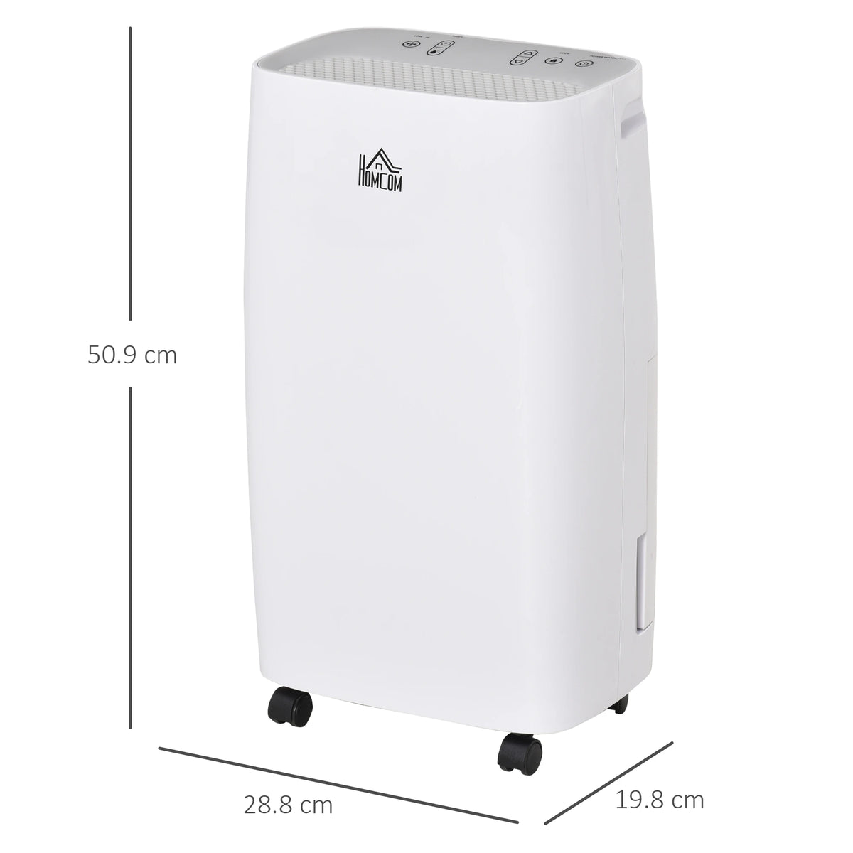 Homcom 28m² 12L/Day Dehumidifier