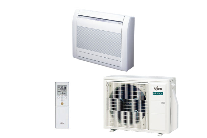 Fujitsu Airstage AGEG14KVCA 4.2kW Floor Standing Split System Air Conditioner R32 KVCA Floor Compact & Comfort