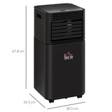 HOMCOM 5000 BTU 4-In-1 Portable Air Conditioner Unit