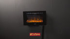 TruFlame Black 1.5kW Wall Mounted Electric Fireplace