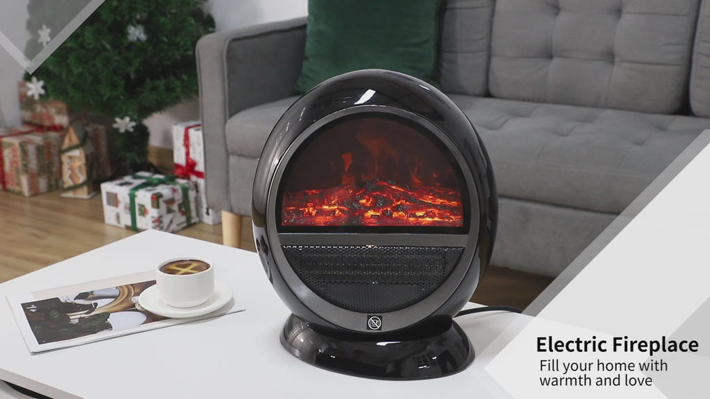 Homcom 1.5kW Table Top Electric Fireplace