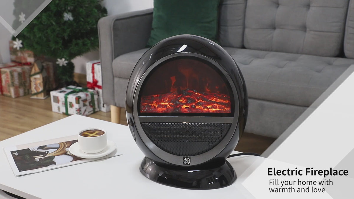 Homcom 1.5kW Table Top Electric Fireplace