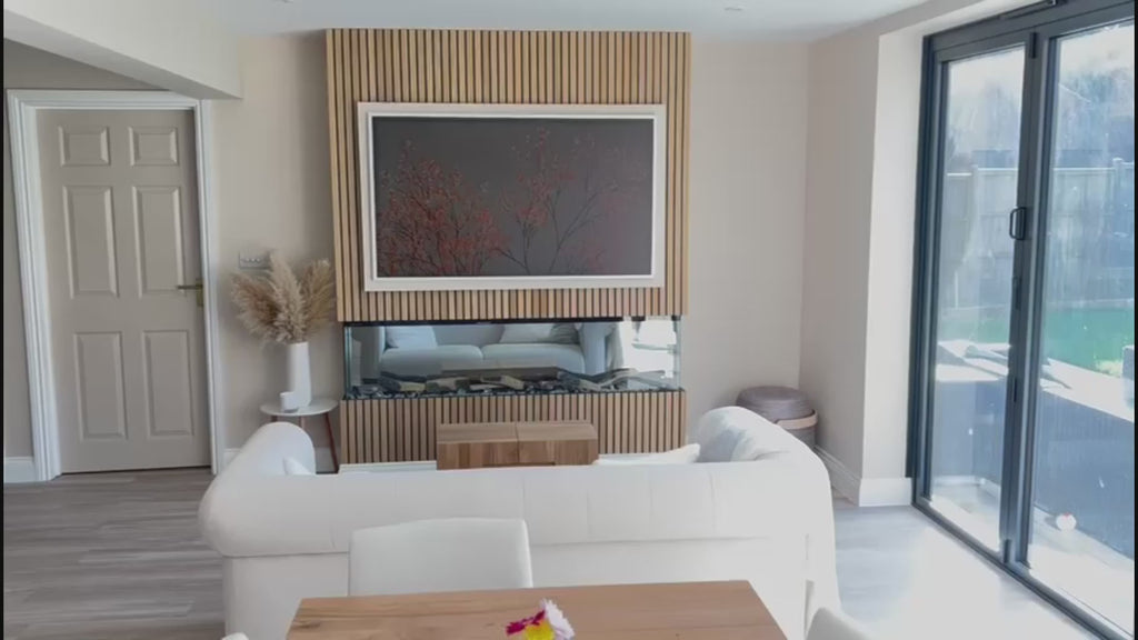 TruFlame 1.5kW Media Wall Electric Fireplace