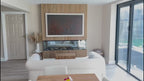 TruFlame 1.5kW Media Wall Electric Fireplace