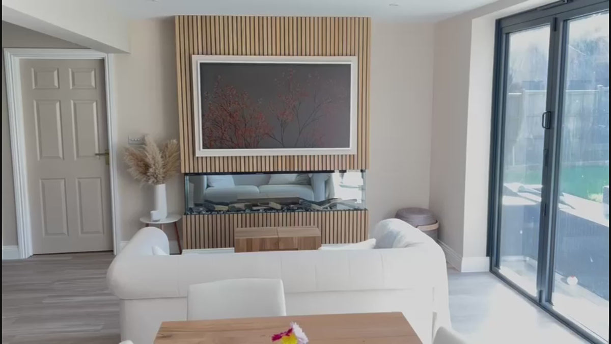 TruFlame 1.5kW Media Wall Electric Fireplace