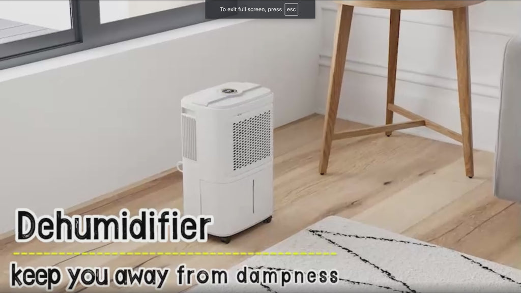 Homcom 18m² 12L/Day Dehumidifier