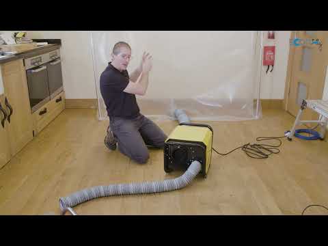 Ecor Pro DH2500 DryFan 35L/Day Desiccant Dehumidifier