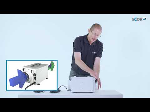 Ecor Pro DH1211 DryFan 12L/Day Desiccant Dehumidifier