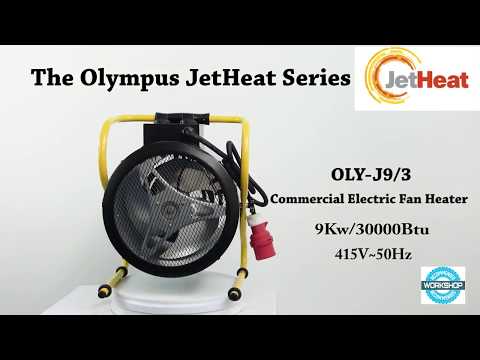 Olympus JetHeat OLY-J9/3 9kW Electric Fan Heater