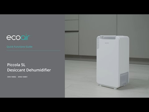 EcoAir Piccola 5L/Day Desiccant Dehumidifier