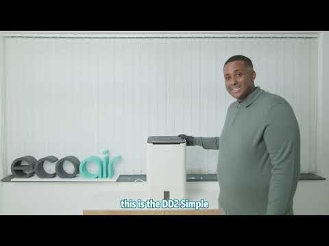 EcoAir DD2 Simple 9L/Day Desiccant Dehumidifier