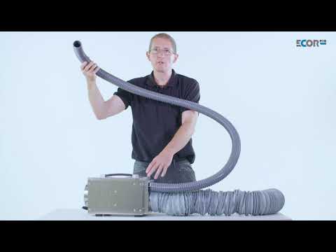 Ecor Pro DH1200 DryFan 12L/Day Desiccant Dehumidifier