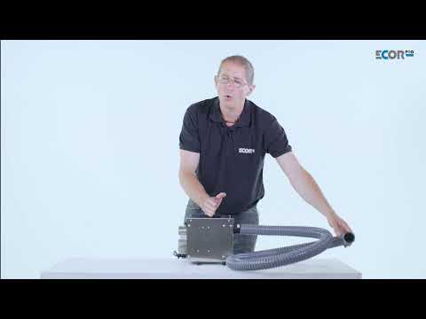 Ecor Pro DH800 DryFan 8L/Day Desiccant Dehumidifier