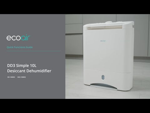 EcoAir DD3 Simple 10L/Day Desiccant Dehumidifier