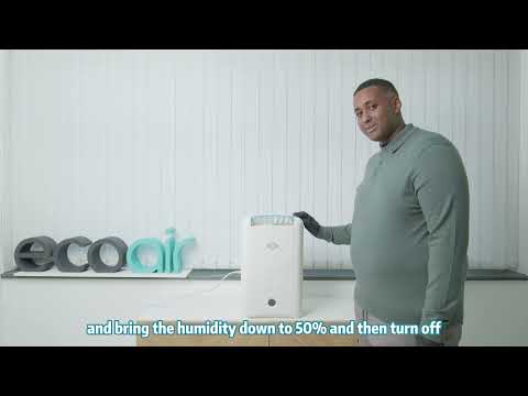 EcoAir DD1 Simple Mk3 7.5L/Day Desiccant Dehumidifier