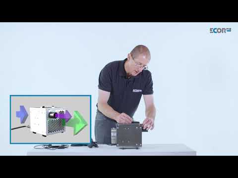 Ecor Pro DH800 INOX 8L/Day Desiccant Dehumidifier