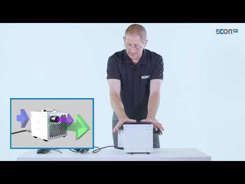 Ecor Pro DH800 DryFan 8L/Day Desiccant Dehumidifier