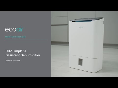 EcoAir DD2 Simple 9L/Day Desiccant Dehumidifier