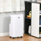 Homcom 12L/Day Dehumidifier with Continuous Drainage