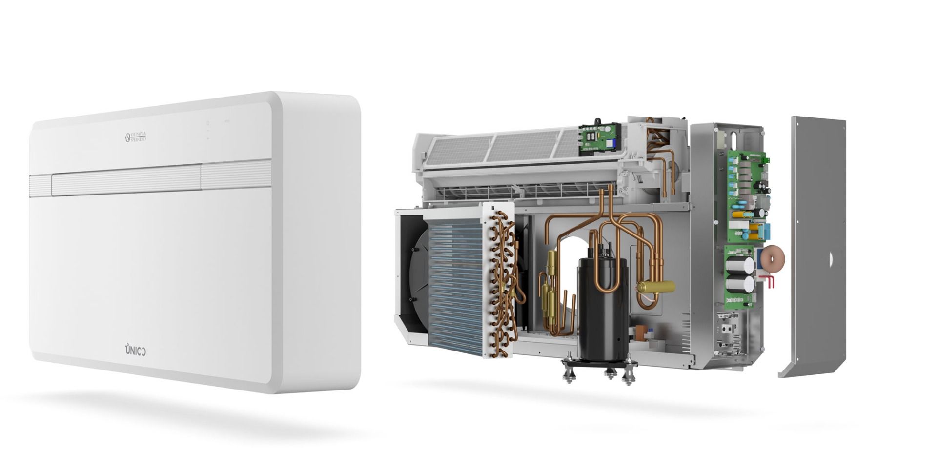 Olimpia Splendid Unico EVO 30HP EVAN Inverter 11000 BTU 3 1 KW All in Olimpia Splendid Unico EVO 30HP EVAN Inverter 11000 BTU 3 1 KW All in