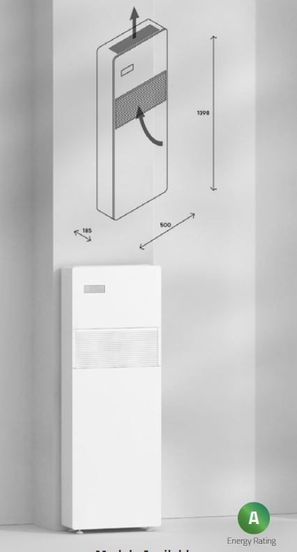 Powrmatic Vision Verticool 3.1 DW Inverter Air Conditioner And Heat Pump 3.1kw - VAT-free Install Package