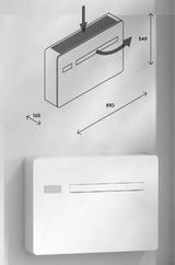 Powrmatic Vision Compact 2.3 DW Inverter Air Conditioner And Heat Pump 2.3kw