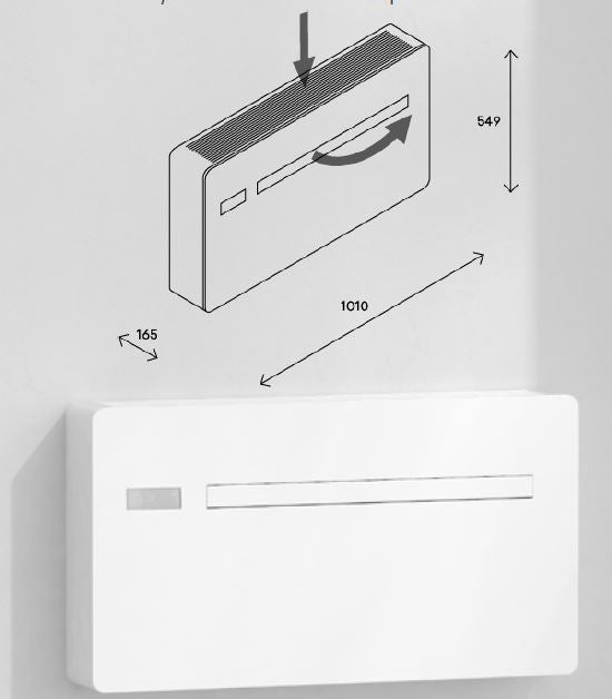 Powrmatic Vision H2O 3.6 DW Cold Water Inverter Air Conditioner And Heat Pump 3.6kw