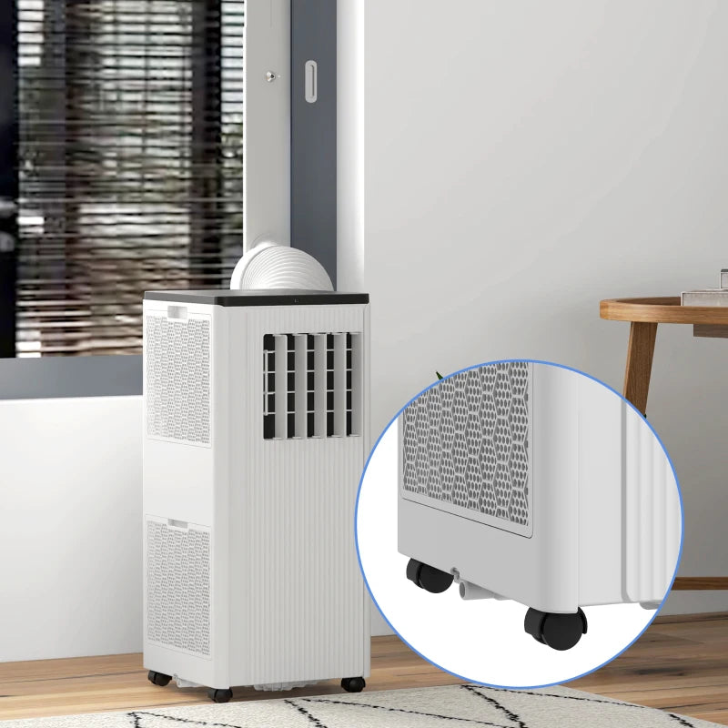 HOMCOM 9000 BTU App-Controlled Mobile Air Conditioner